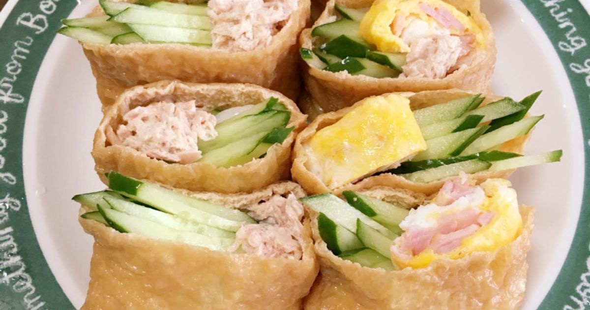 ●簡単!!そうめんいなり クマver.