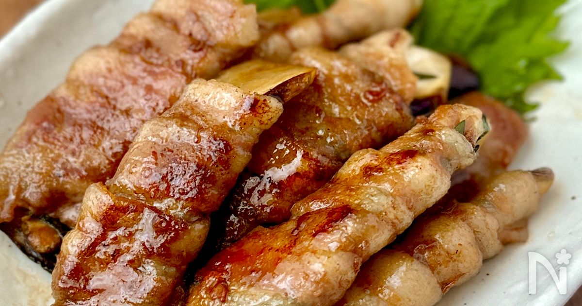 「きょうの料理ビギナーズ」なすの豚バラ巻き
