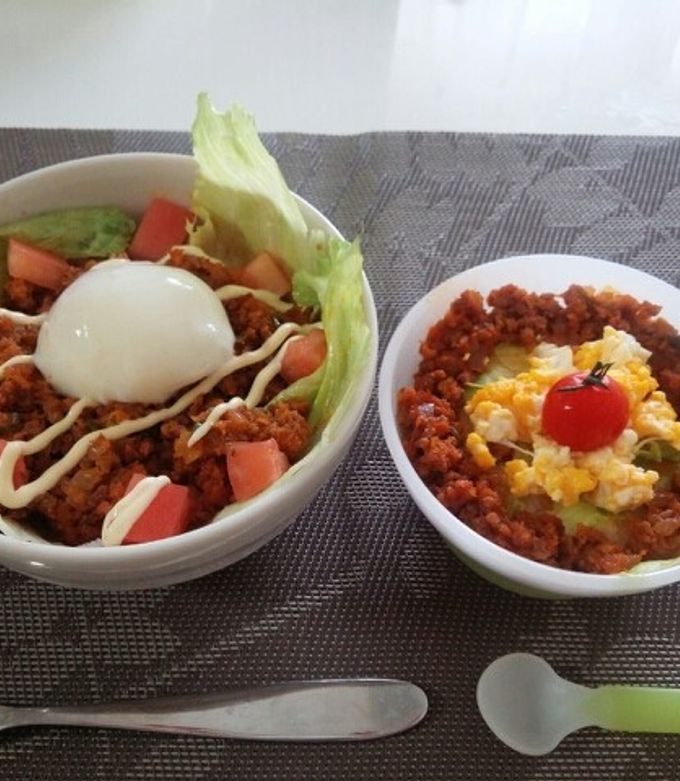 タコミート＆タコライスのレシピ│子供向けの辛くないレシピ