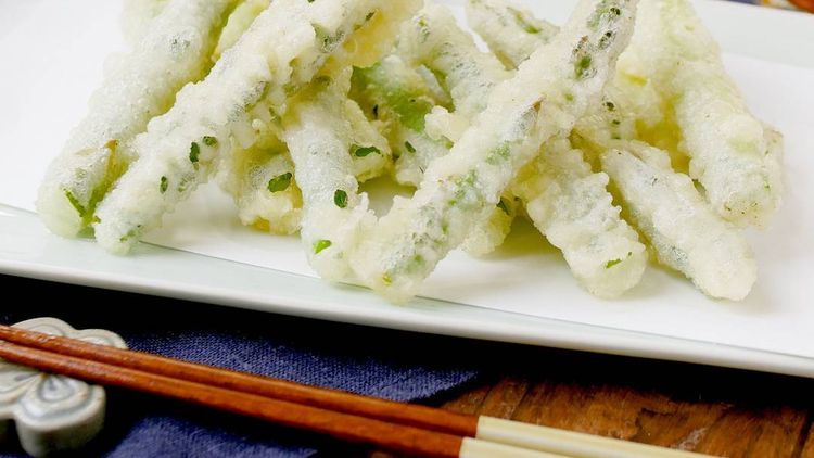 マヨネーズでカラッと野菜の天ぷら