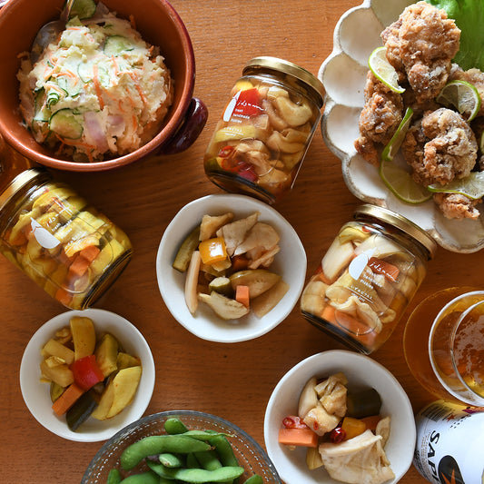 ピクルスアレンジ 簡単ドレッシングの作り方山内鮮魚店の海鮮レシピ