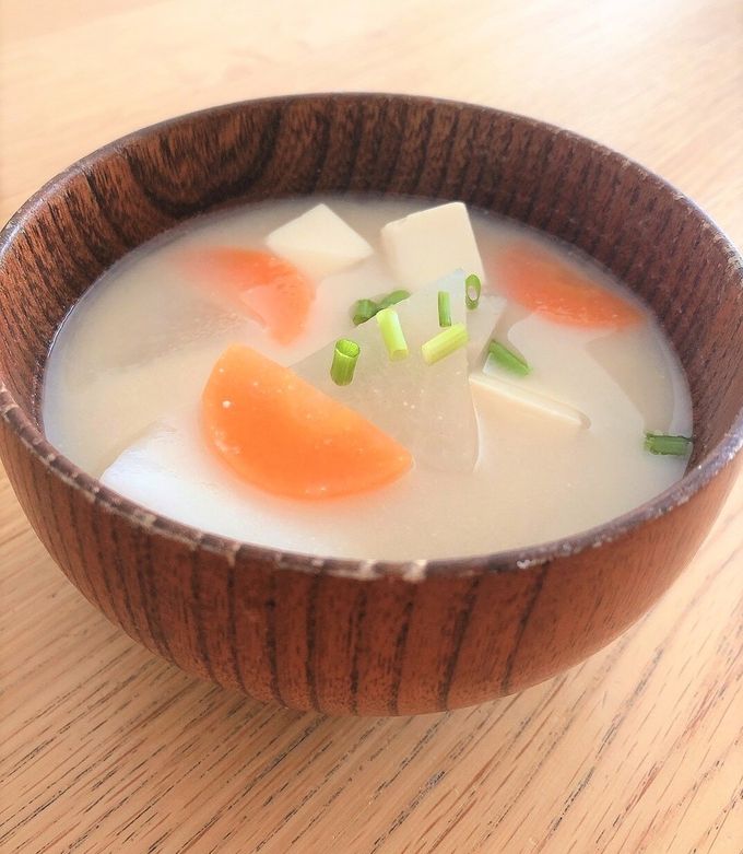 関西の白みそのお雑煮
