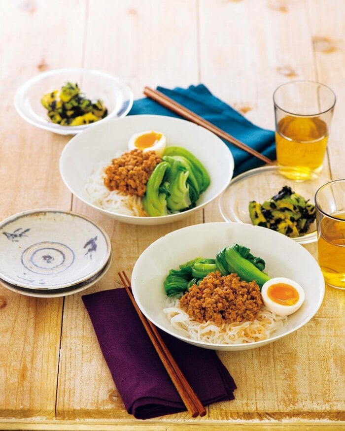 しらたき・もやしで担々麺風スープ健康づくりレシピ健康サポート情報局