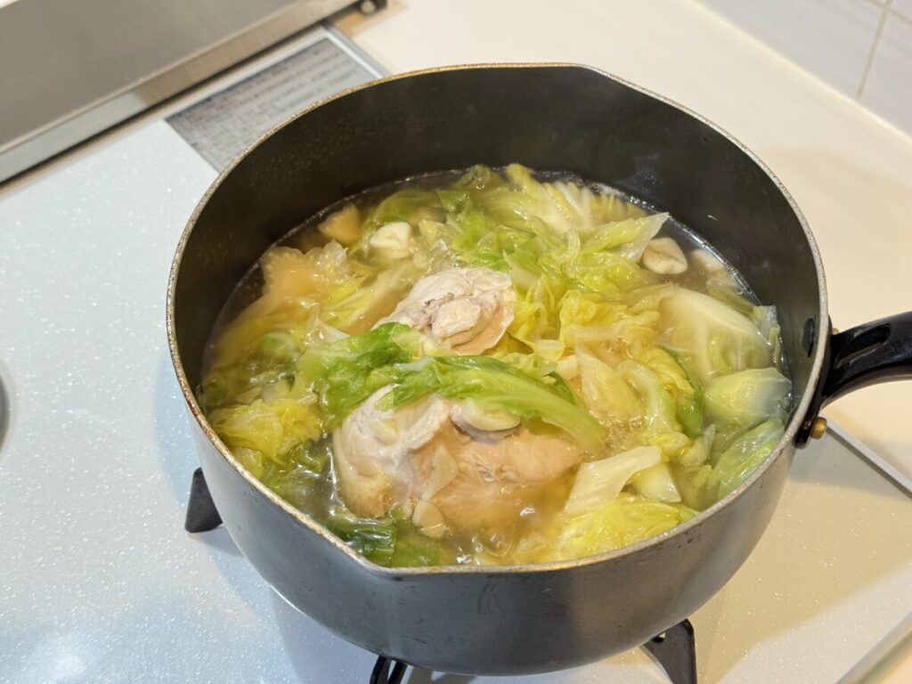 鶏とキャベツの和風スープオリジナルレシピ東洋水産株式会社