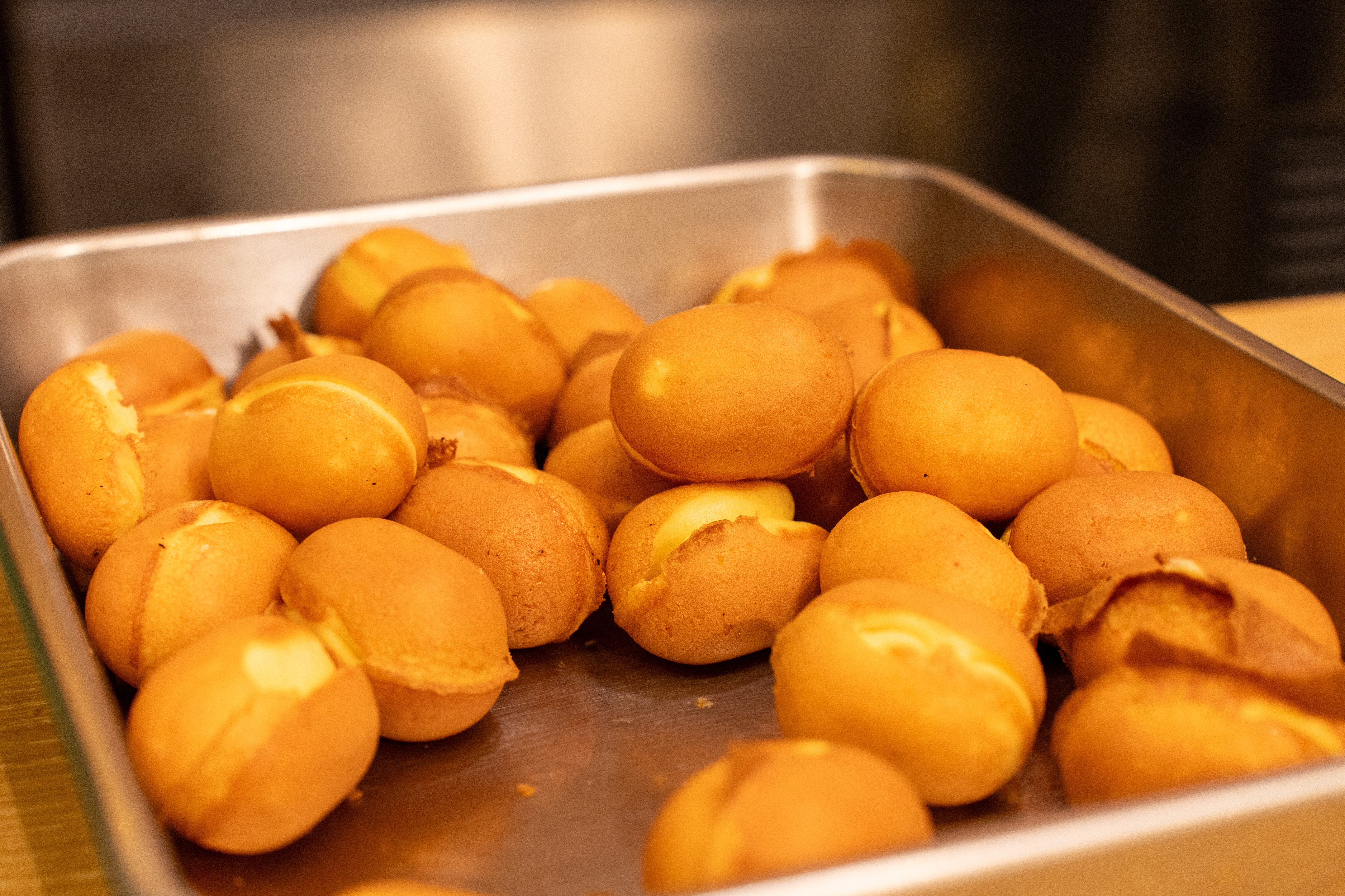 ホットケーキミックスでベビーカステラ風５５ジャムを添えて