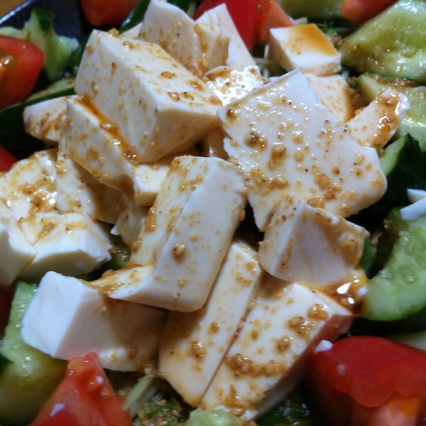 トマトと豆腐のサラダ 精華町