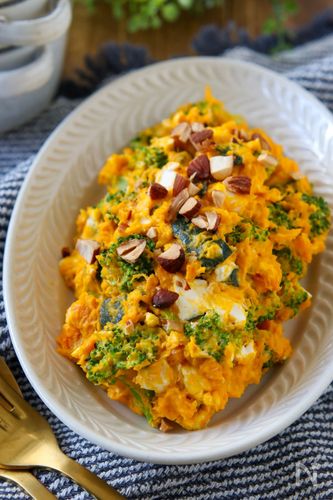 簡単万能副菜！かぼちゃの甘辛焼き