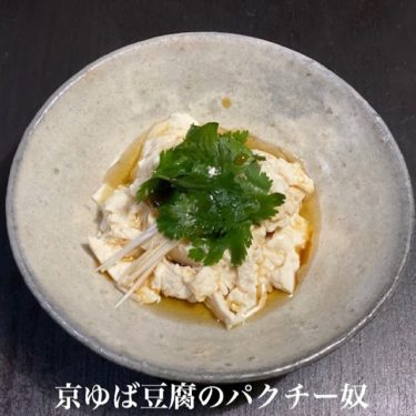 おぼろ豆腐の冷奴