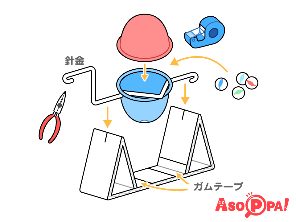 ゼリーカップ工作--風鈴 七夕飾りをリユース日々の暮らし・あれこれ