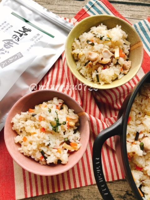 だし炊きわらびご飯ベシ家の簡単おうちご飯♪