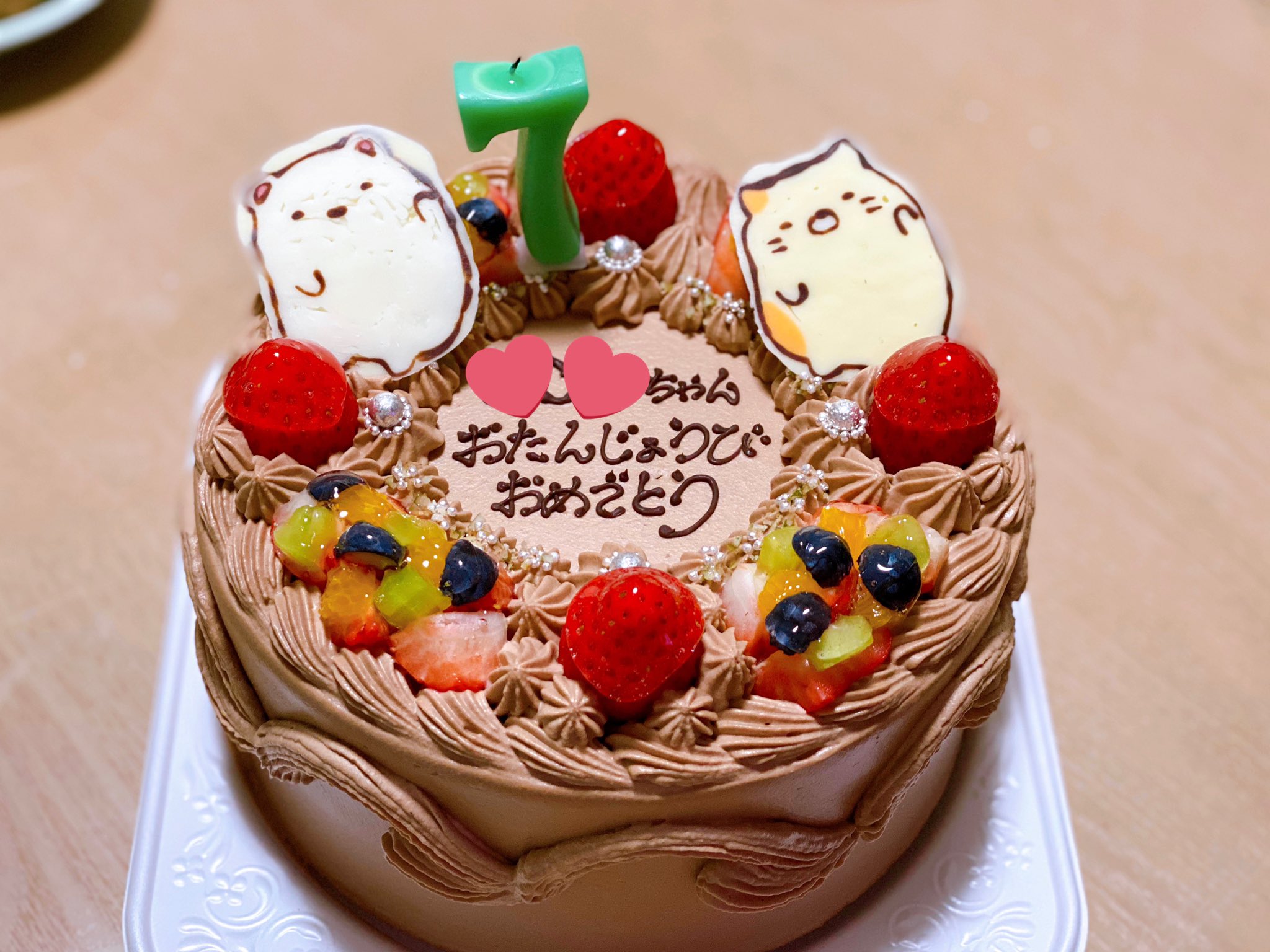 ケーキのデコに★チョコプレートの作り方