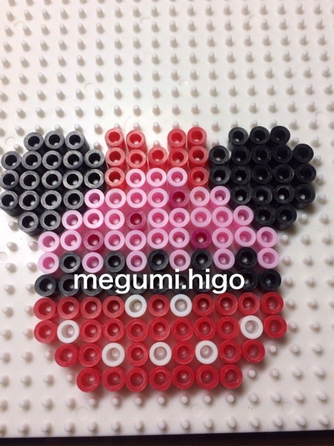 How to make☆iron beads 3D cake tutorial ☆ Matchacake☆アイロンビーズで作る☆立体ケーキ☆抹茶ムースに挑戦