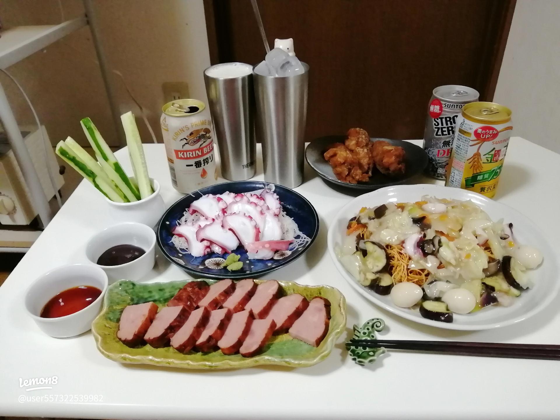 あったかうま〜！ あんかけ八宝菜うどん