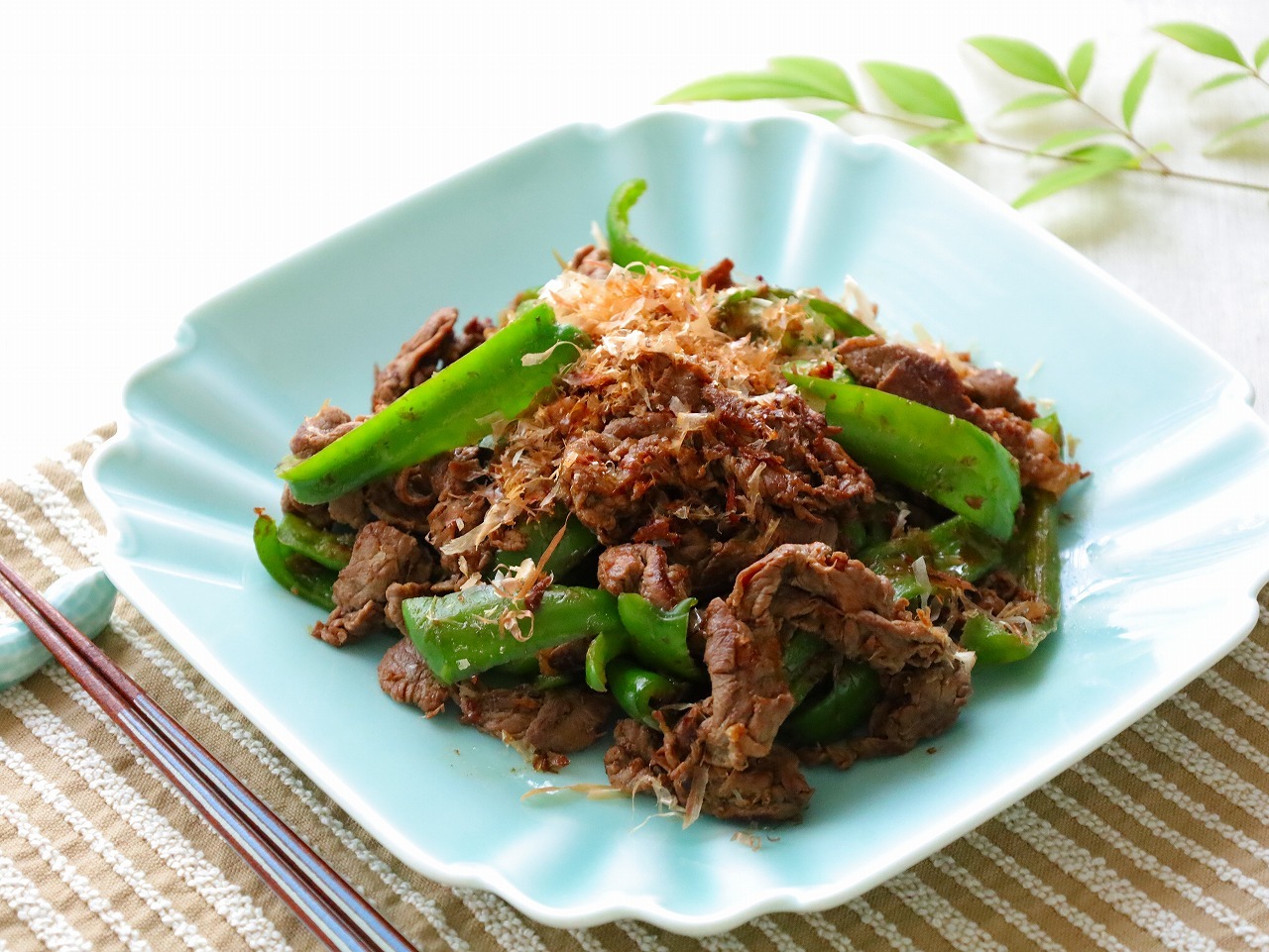 ピーマンのじゃこ炒め～かつおぶしの香り～