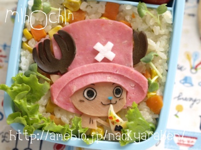 ワンピース キャラ弁のアート部門：息子からのリクエスト