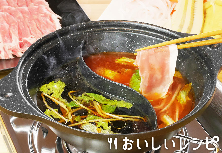 手軽にキャベツなべしゃぶ