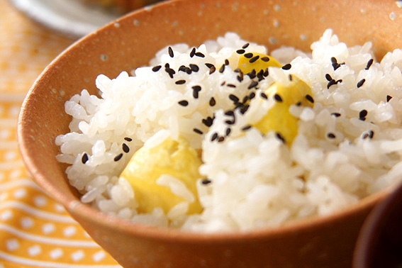 小豆入り栗ごはんの作り方