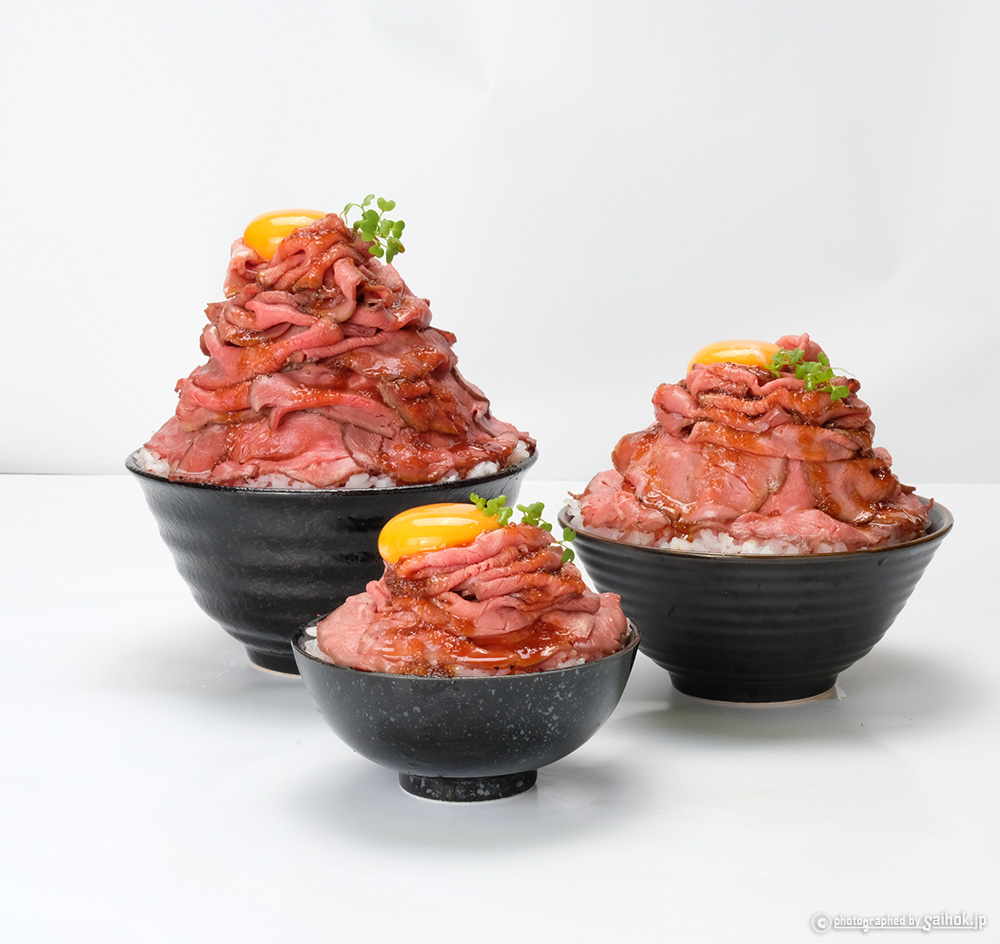 お洒落なローストビーフ丼T.I.Y.works