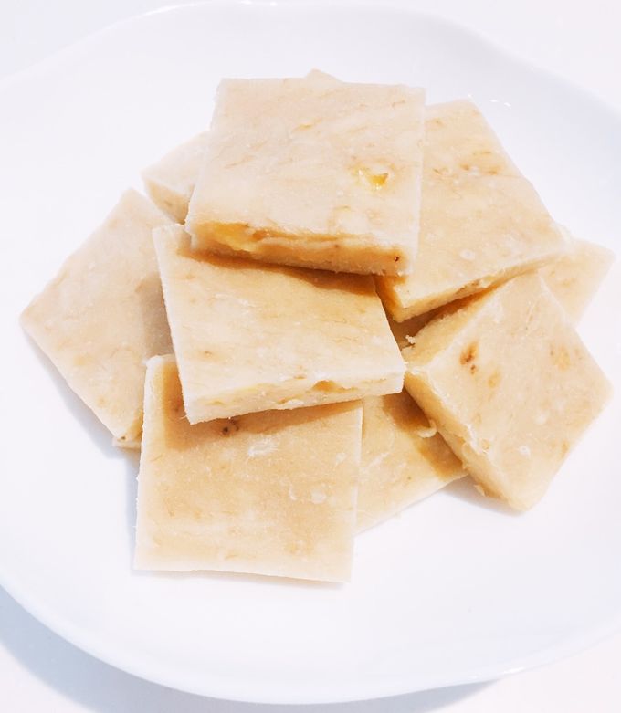 キャラメルバナナとクルミのパウンドケーキ