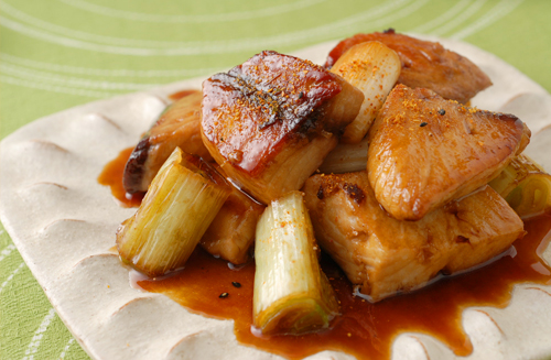 長ねぎの焼きびたし