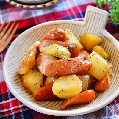 野菜ひとつ コロコロじゃがいものめんつゆ照り焼き