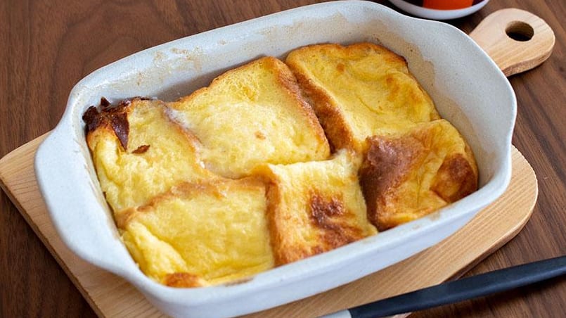 パンに合わせる料理レシピ詳細 - オーブン焼きフレンチトーストおいしいパンの百科事典