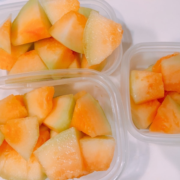 メロンの白ワインコンポート望月もなか