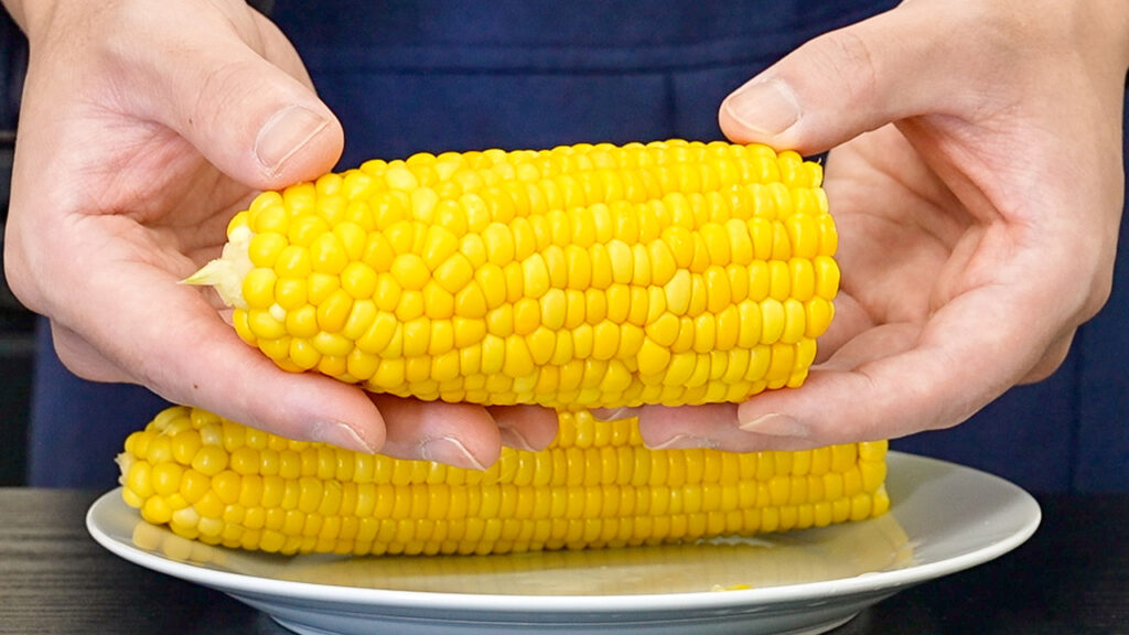 究極のとうもろこしの茹で方