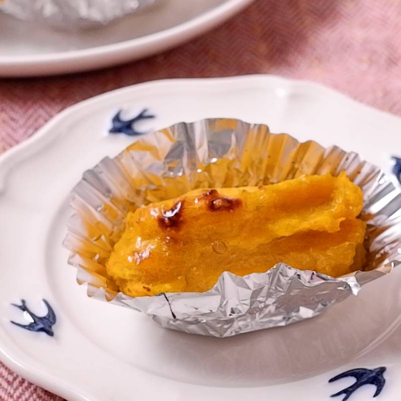 バター、生クリームを使わない！簡単パンプキンタルト
