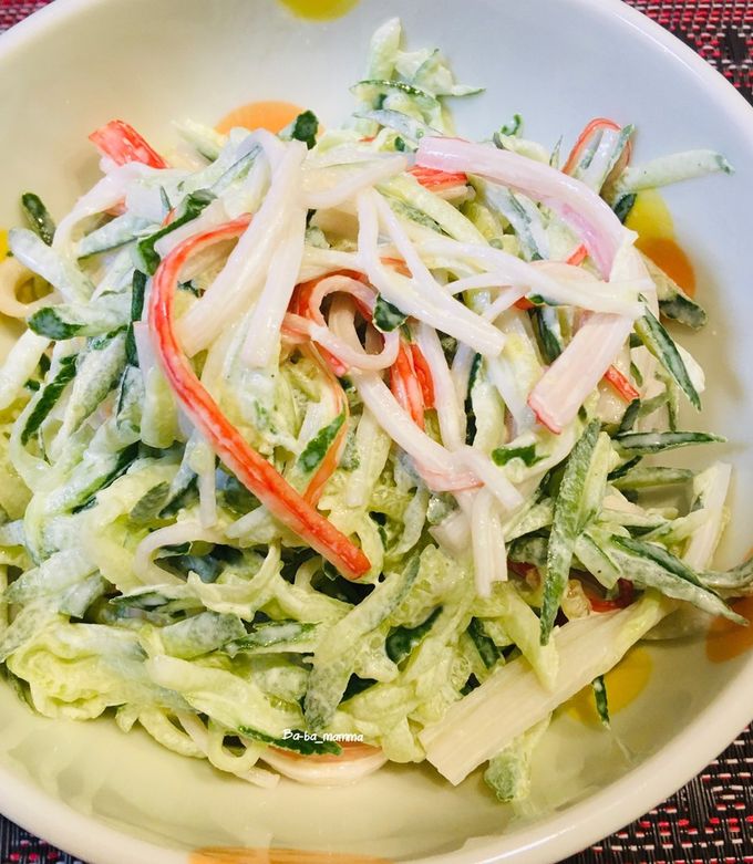 ほうれん草とカニカマのマヨネーズ和え by 休日はたまに主夫クックパッド簡単おいしいみんなのレシピが392万品