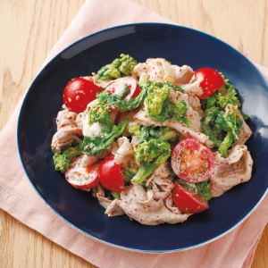 春を感じる。菜の花と卵のマヨマスタードサラダ