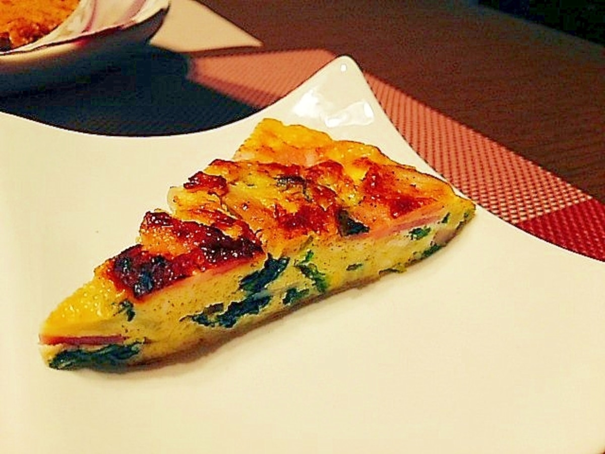 思い出を彩る山ごはん ホウレン草のパンキッシュランドネ