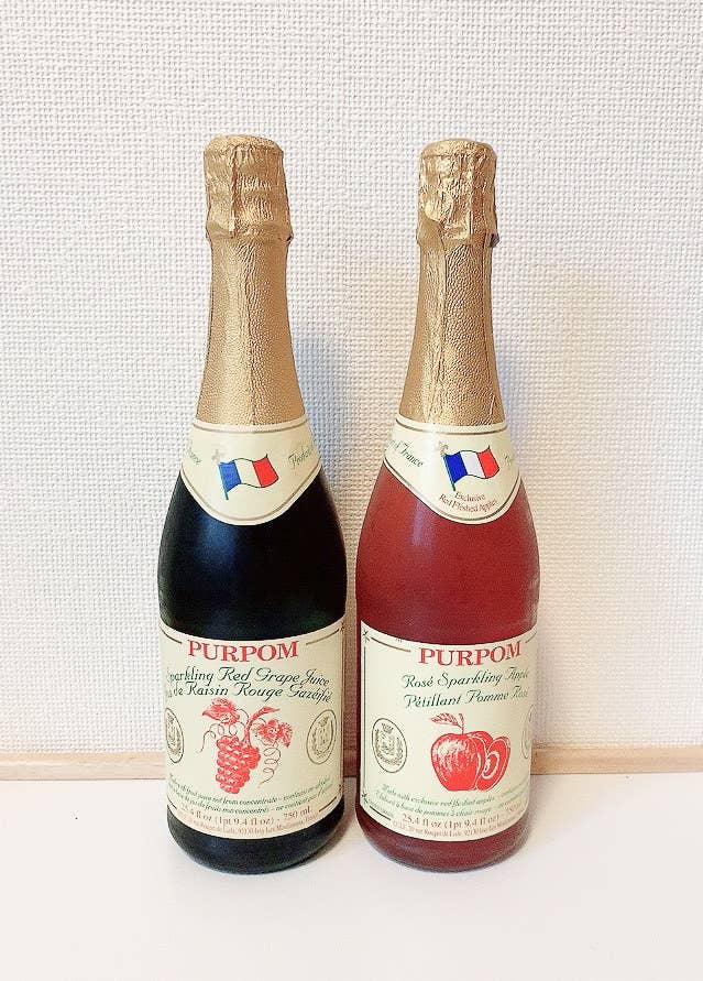 カルディ ピュアポムスパークリングレッドグレープジュース750ml×12本セット ぶどうジュース 無添加