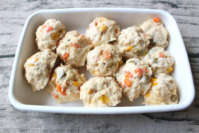 離乳食・後期 鶏肉団子のにんじん煮