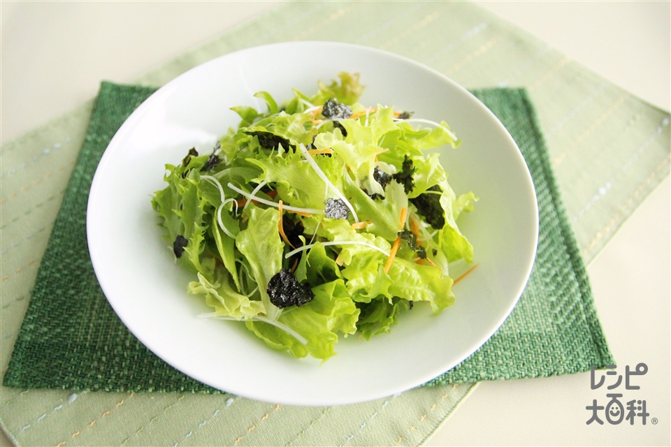 ノンオイル サニーレタスの胡麻サラダ
