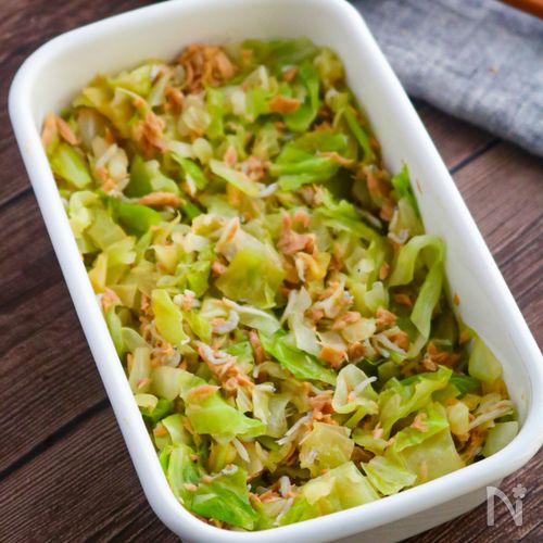 キャベツとしらすの和え物クラシル