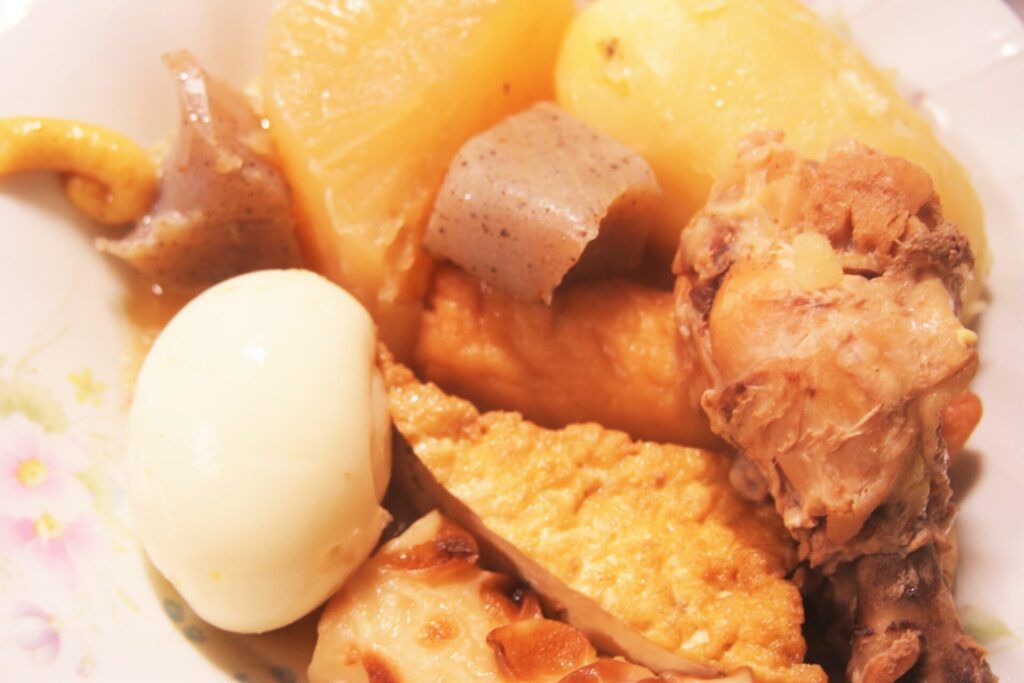 おでん鍋 3-4人用 オレンジ 圧力鍋で作る☆時短☆絶品おでん