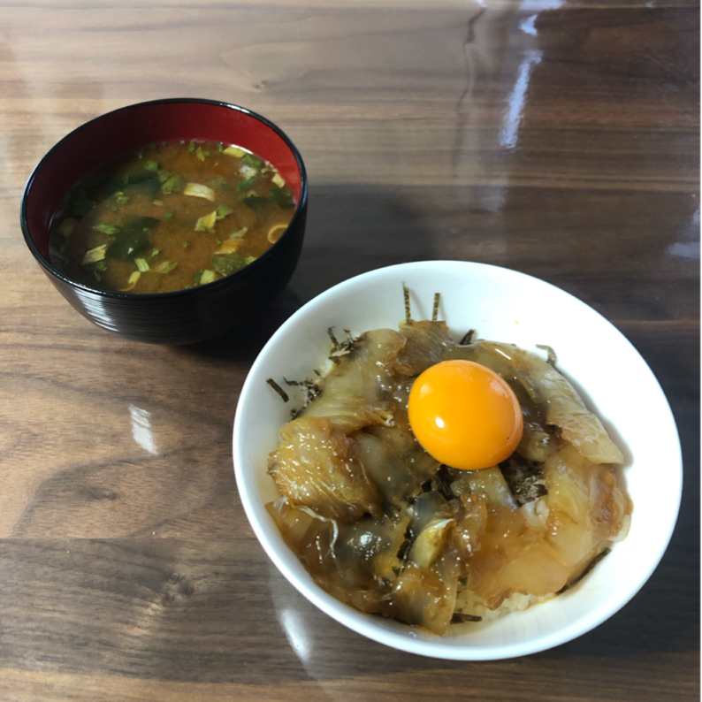 ヒラメの漬け丼