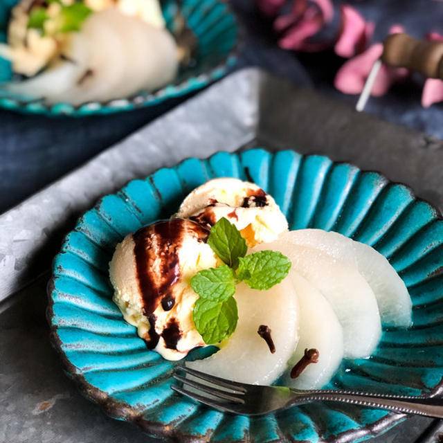 梨のデザートプレート - おすすめレシピ - JAグループ茨城「Amore アモーレ」