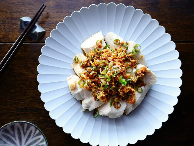 ぷるぷるしっとり。作り置きに便利！「ささみの蒸し鶏」