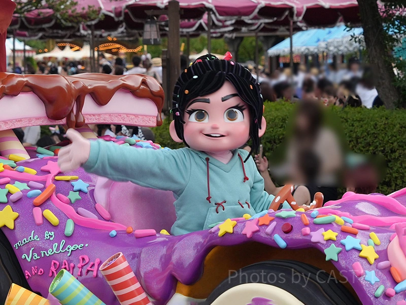 Disney ディズニーシュガーラッシュ Wreck-ItRalph レックイットラルフ THINKWAY シンクウェイ「VANELLOPE ヴァネロぺ＆CandyKart キャンディーカート」開封 -KNot a TOY ノットアトイ