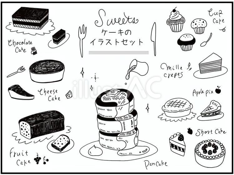 簡単かわいい 誕生日ケーキのイラストイラストメイキング