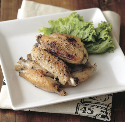 とり手羽元と卵の照り煮