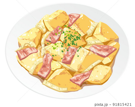 ジャーマンポテトのイラストのイラスト素材98084045- PIXTA