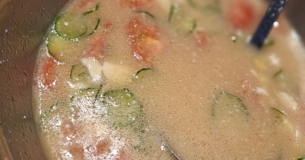 ツナで作る冷や汁