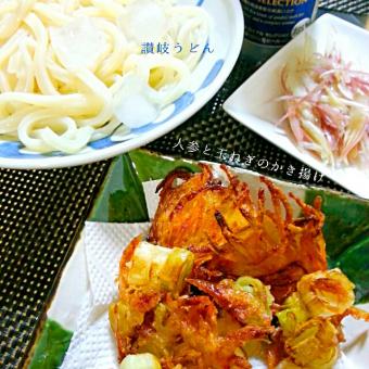 かき揚げうどん