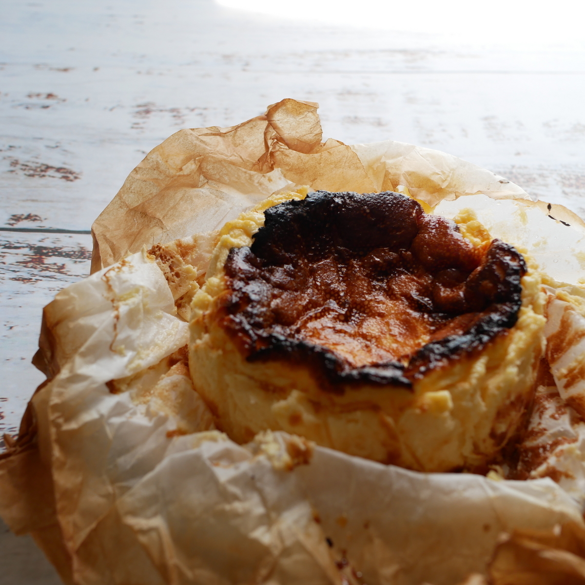 簡単バスチー風☆アップルチーズケーキ