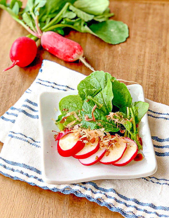 ラディッシュの生姜塩こんぶ和え 簡単におしゃれなおつまみ