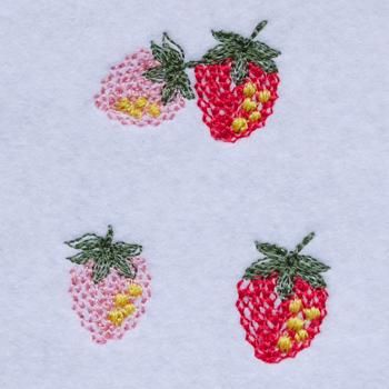 刺繍初心者でも簡単！フルーツの刺繍のやり方 図案無料配布ワンポイント刺繍