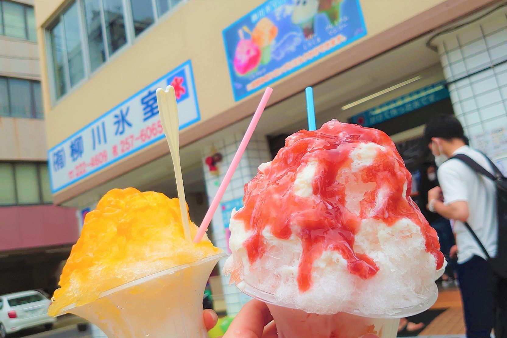 鹿児島県 手土産にもおすすめ 夏のひんやりスイーツ3選 白熊かき氷を片手でパクリ47都道府県の手土産 つめたい夏のおやつ大集合